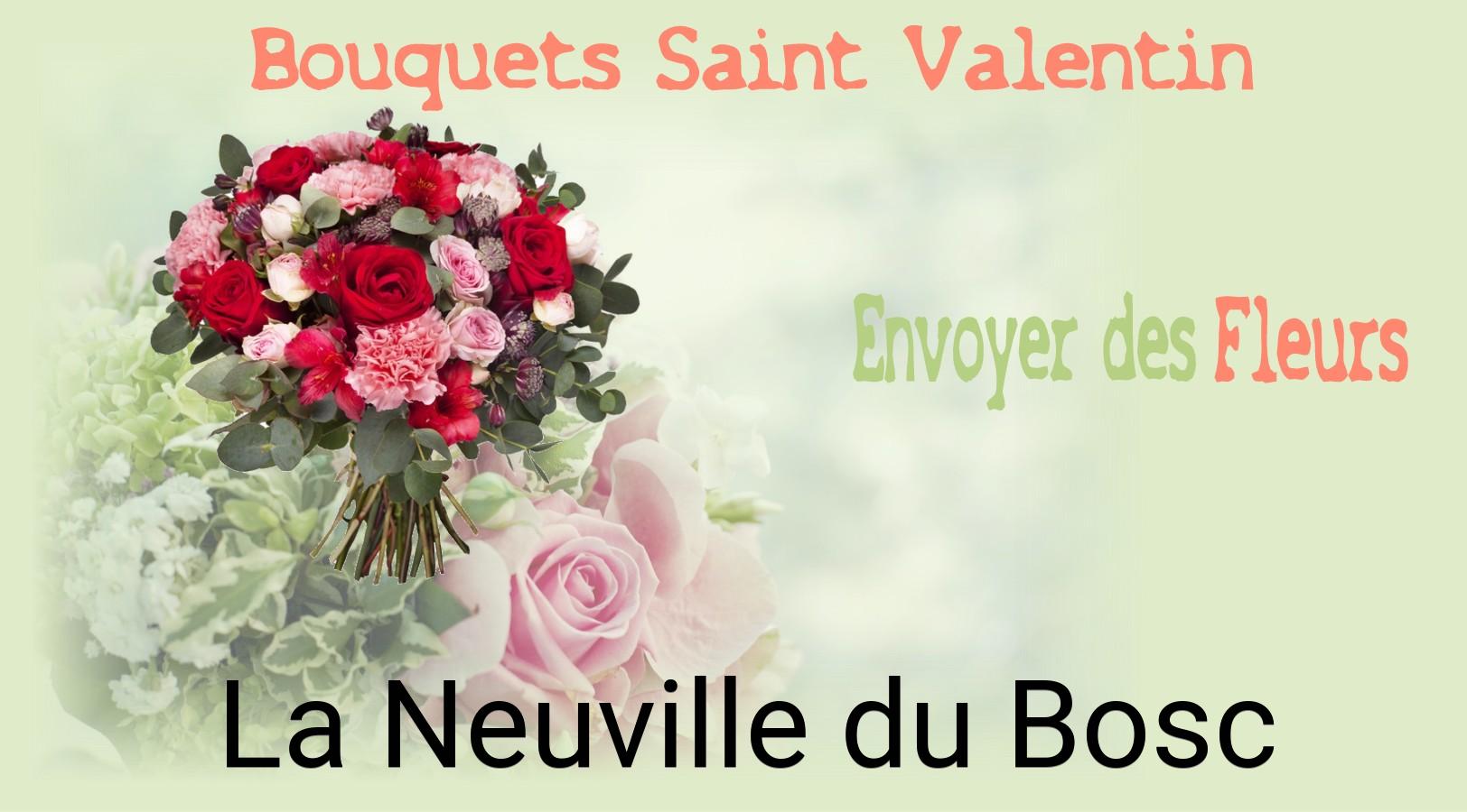 Roses de Saint-Valentin livrées à La Neuville-du-Bosc
